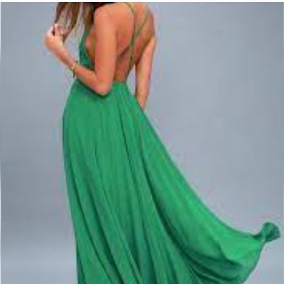Lulu’s Mythical Kind of Love Green Maxi Dress - Small - Picture 7 of 10